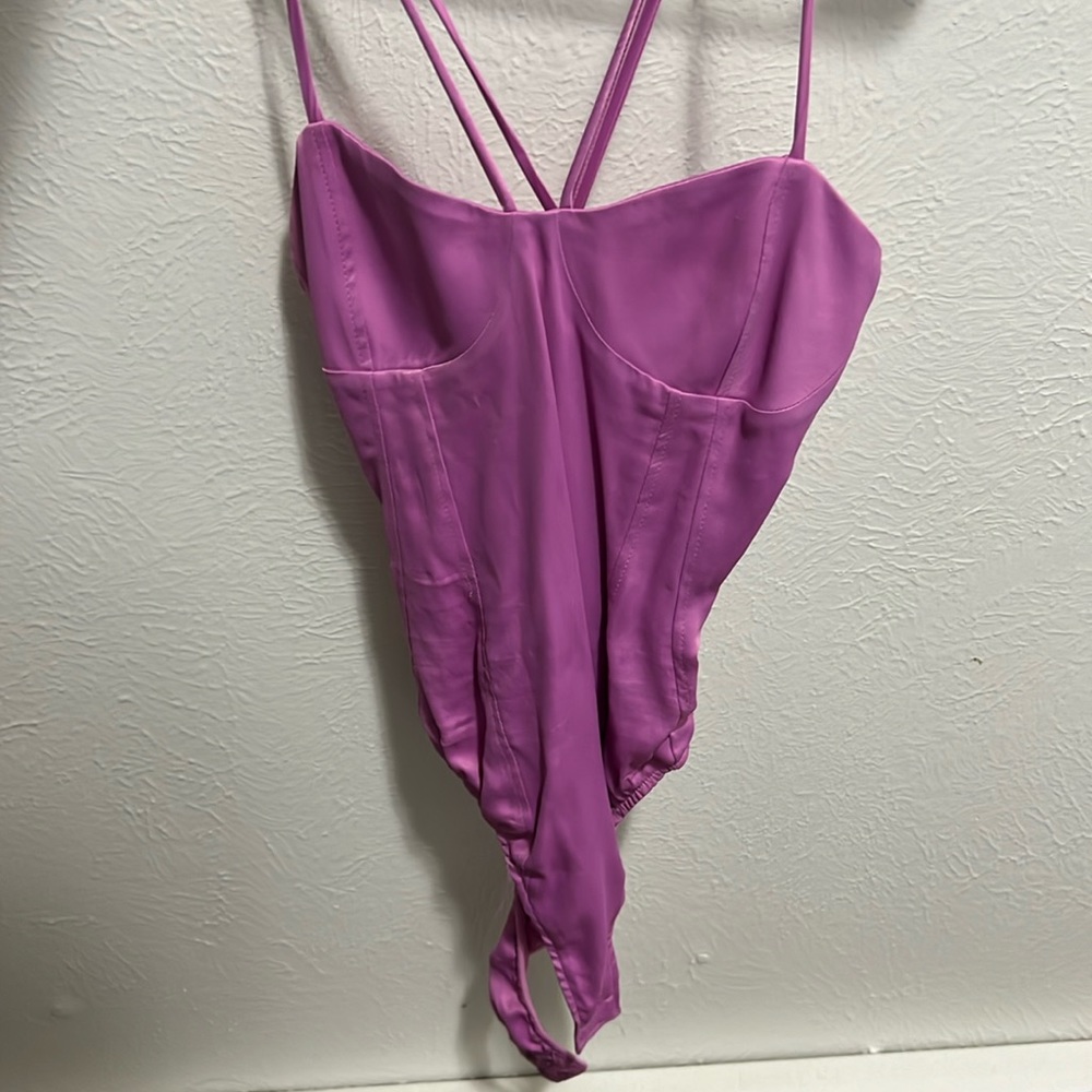 Beautiful satin bodysuit